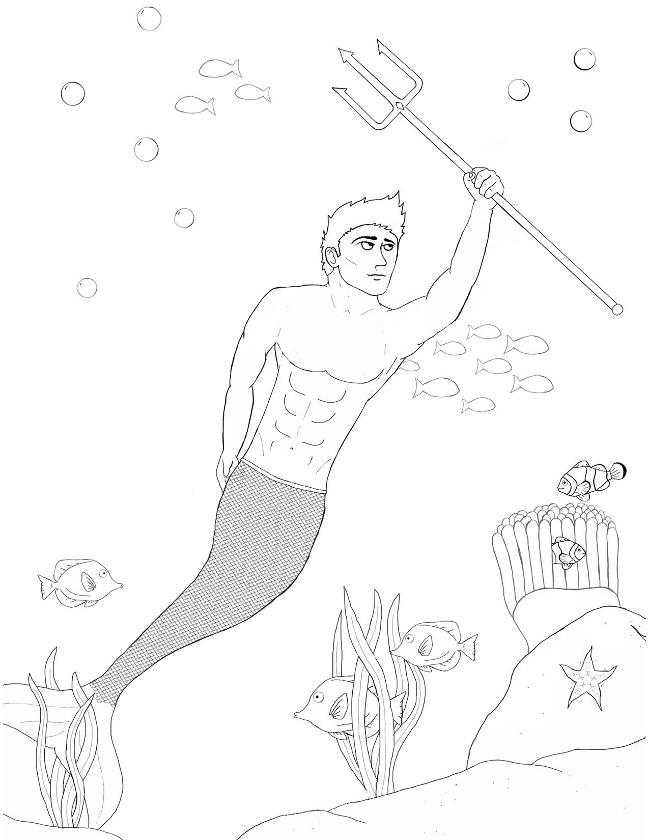 Featured image of post Merman Coloring Pages / My name is brian o.